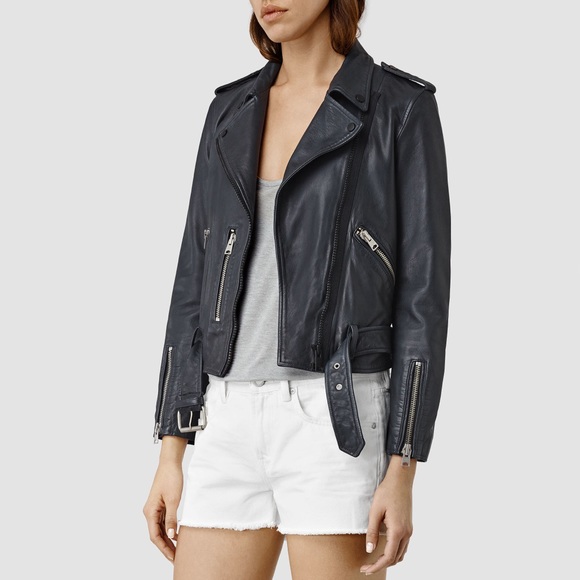 All Saints | Jackets & Coats | All Saints Wyatt Zipper Biker Jacket ...